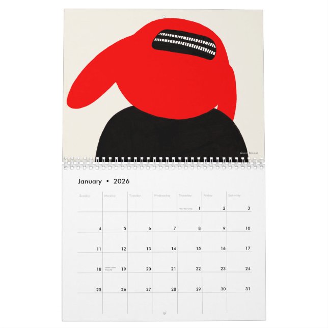 Calendrier de monstre pour 2011 par Motomichi (Jan 2026)