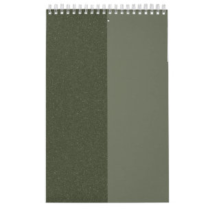 Calendrier de mur personnalisé Moss Green