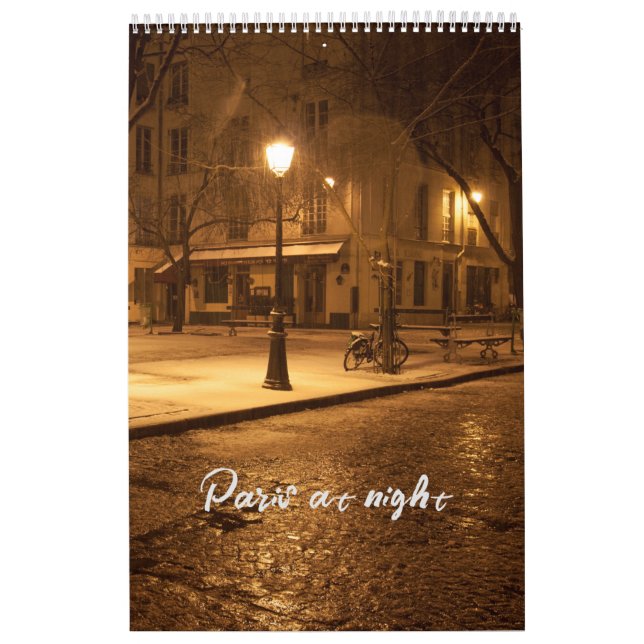 Calendrier de Paris la nuit (Protection)