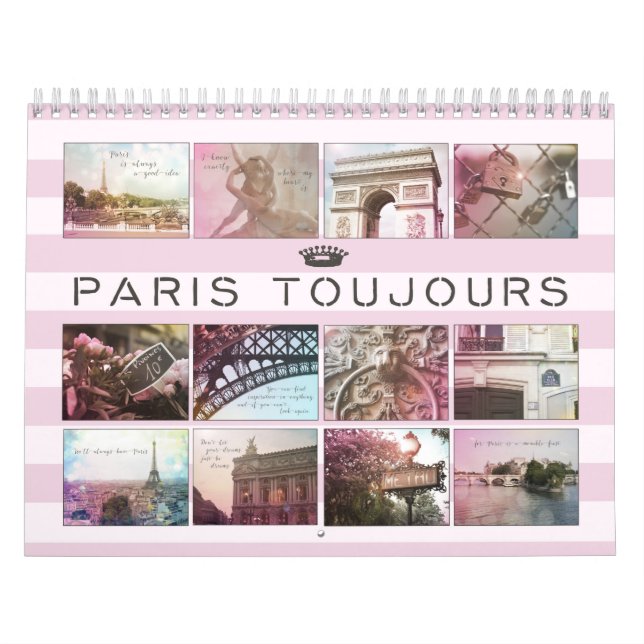 Calendrier de Paris Toujours Photographie (Protection)