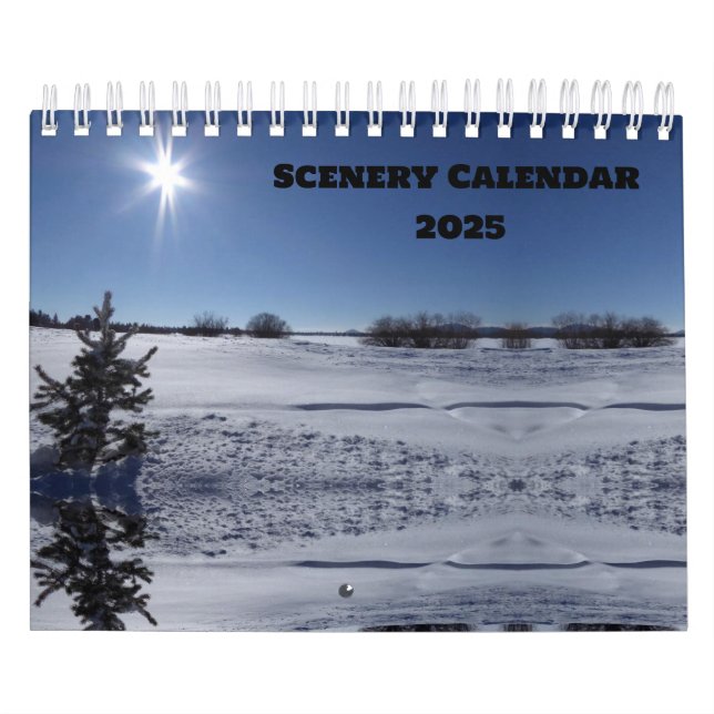 Calendrier de paysage 2025 (Protection)