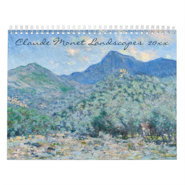 Calendrier de paysages de Claude Monet (Protection)