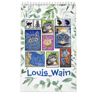 Calendrier de peintures de chats de Louis Wain