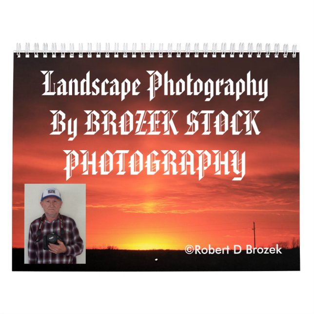 CALENDRIER de photographie de paysage du Kansas (Protection)