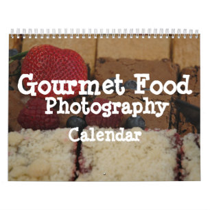 Calendrier de photographie de Plats gastronomiques