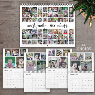Calendrier de photographie moderne 2023 pour famil