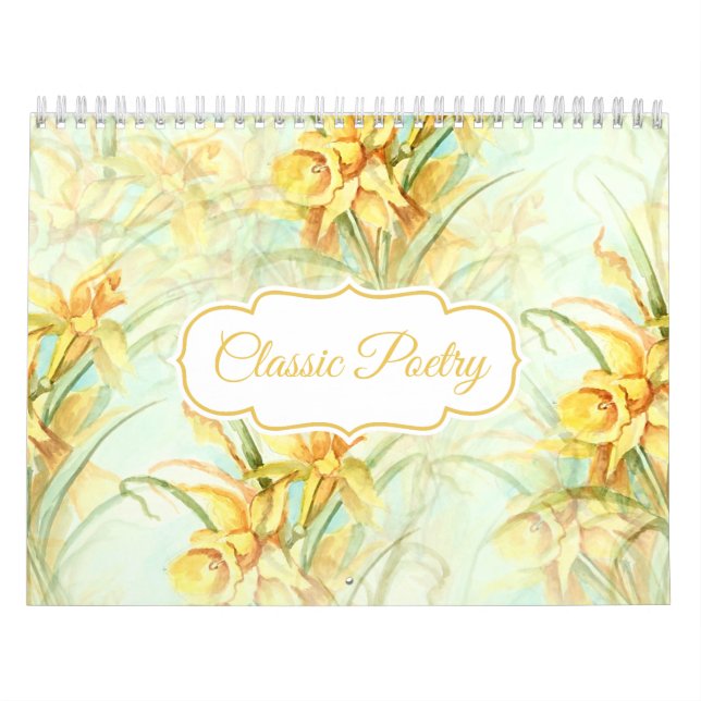 Calendrier de poésie classique (Protection)