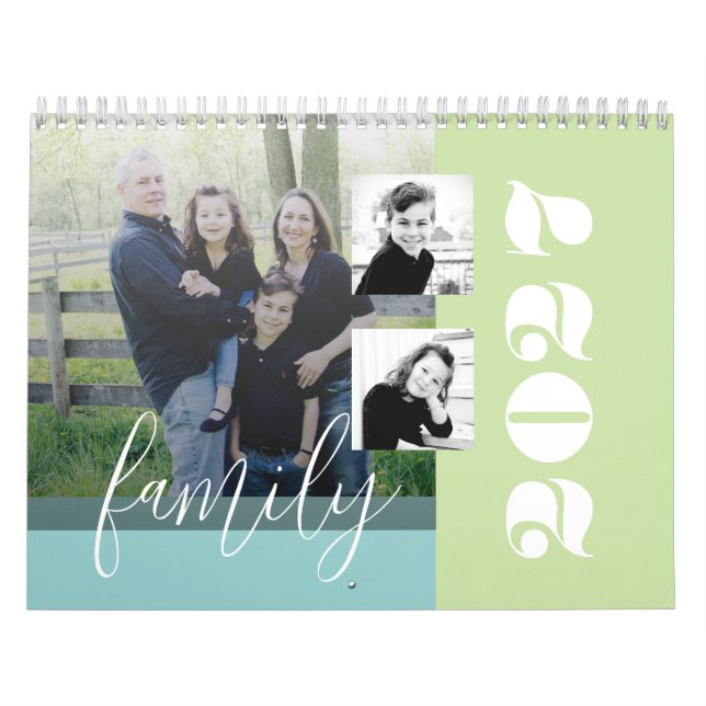 Calendrier de portrait de famille - Personnalisati (Protection)