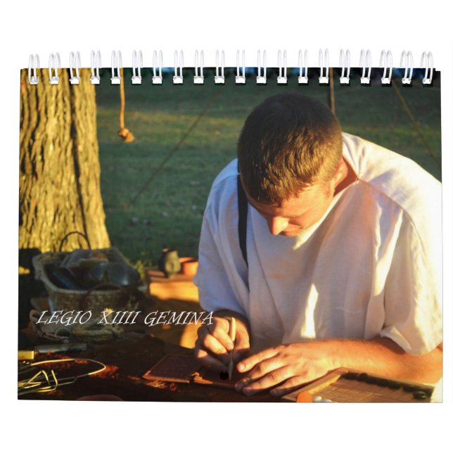 Calendrier de portrait de Legio XIIII Gemina (Dos)