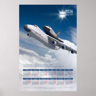 Calendrier de poster hommage à l'Antonov An-225 Mr