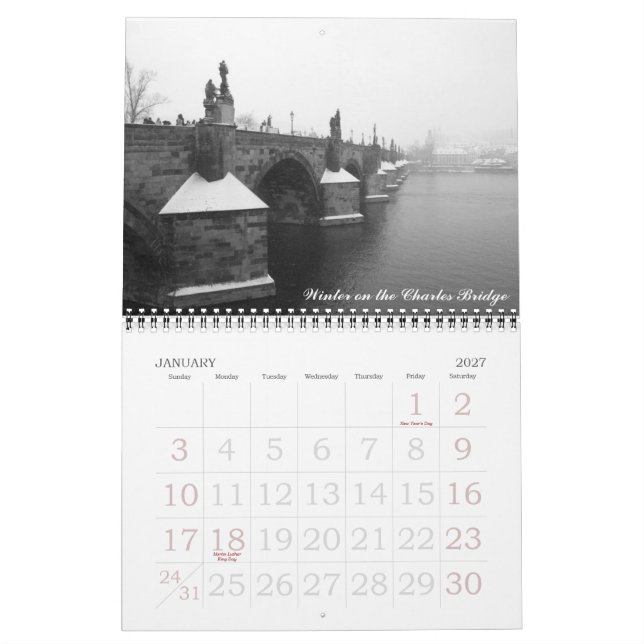 Calendrier de Prague 2010 (Jan 2027)