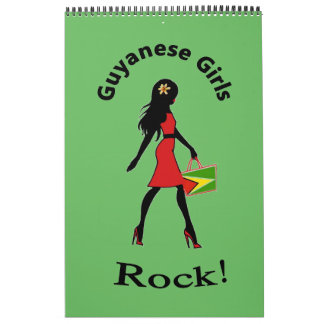 Calendrier de rock des filles guyanaises