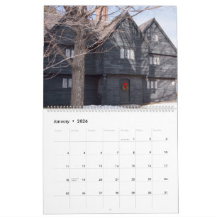 Calendrier de Salem Massachusetts pittoresque