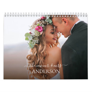 Calendrier de script photo de mariage personnalisé