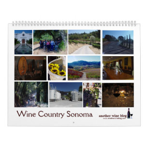 Calendrier de Sonoma de pays de vin 2009 (AWB)