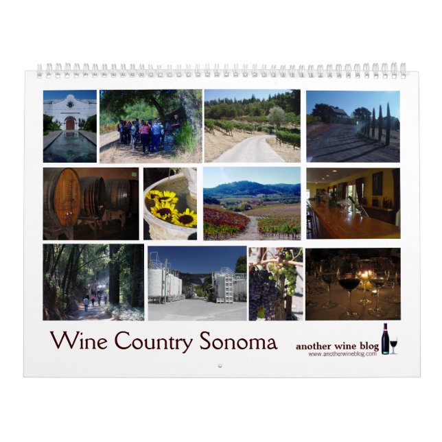 Calendrier de Sonoma de pays de vin 2009 (AWB) (Protection)