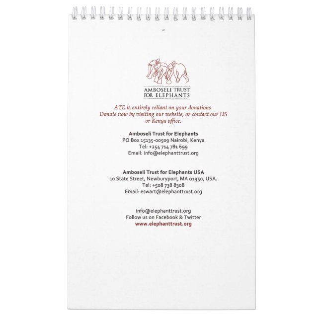 Calendrier de veaux (Dos)