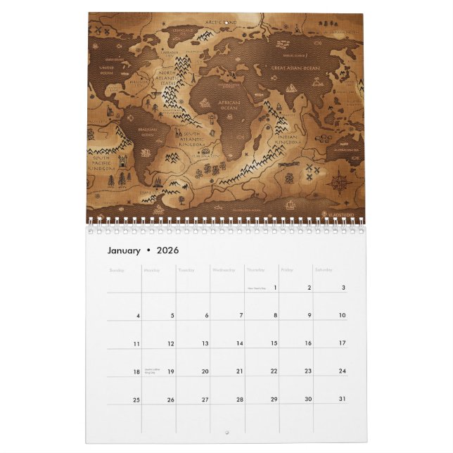 Calendrier de Vladstudio 2008 (Jan 2026)