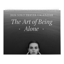 Calendrier de voyage 2026 Solo - L'art d'être seul