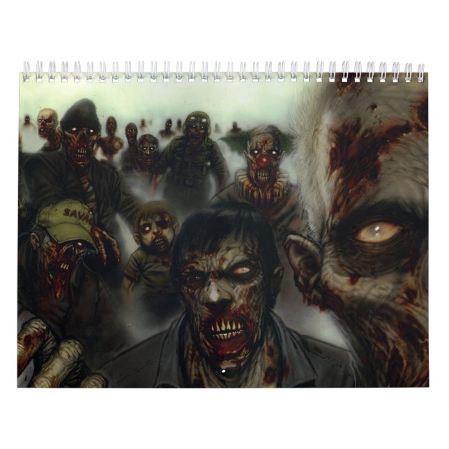 Calendrier de zombis de Halloween (Protection)