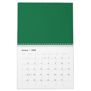 Calendrier Découvrez le mélange parfait de vert, azur, aqua,