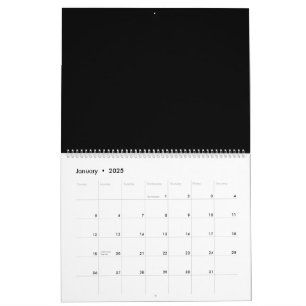 Calendrier Découvrez une photo noire et blanche captivante