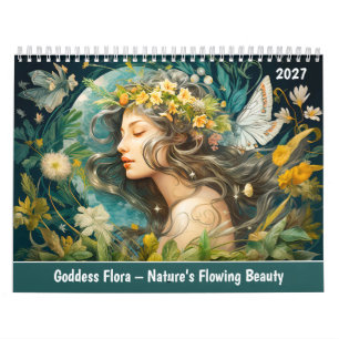 Calendrier Déesse Flora – La beauté fluide de la nature