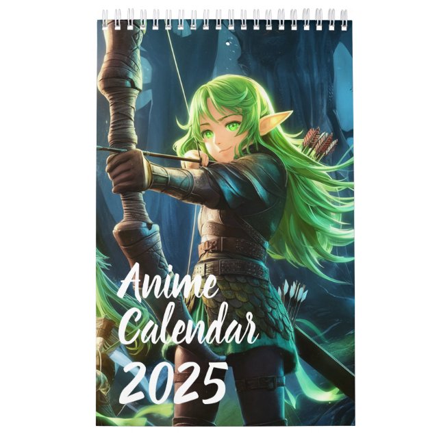 Calendrier des 12 mois de la fille Anime (Protection)