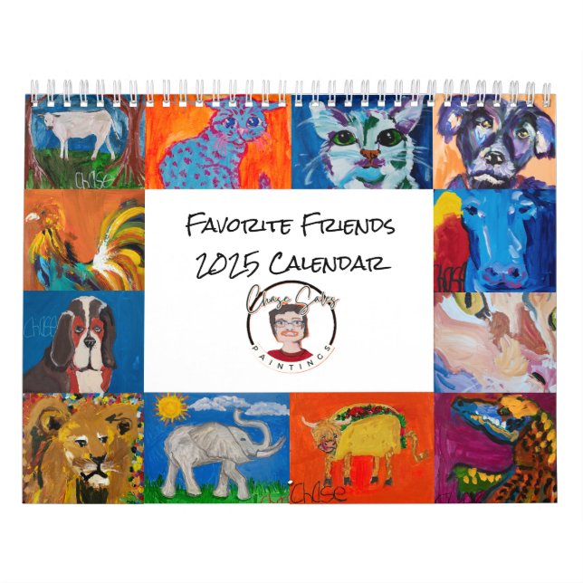 Calendrier des amis favoris 2025 (Protection)
