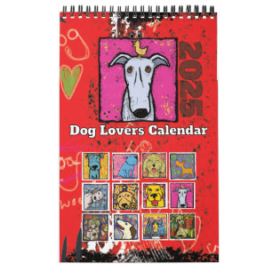 Calendrier des Amoureux de les chiens 2025