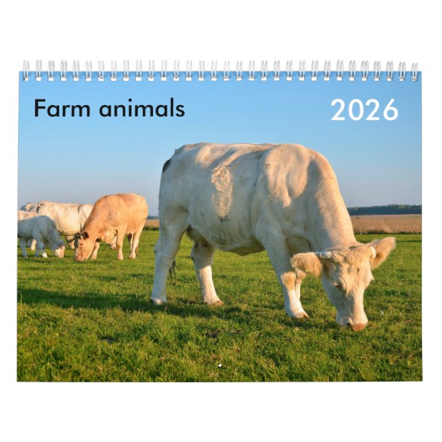 Calendrier des animaux de ferme (Protection)