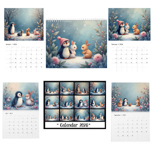 Calendrier des Animaux d'Hiver
