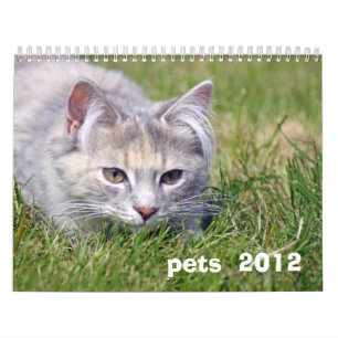 calendrier des animaux familiers 2012