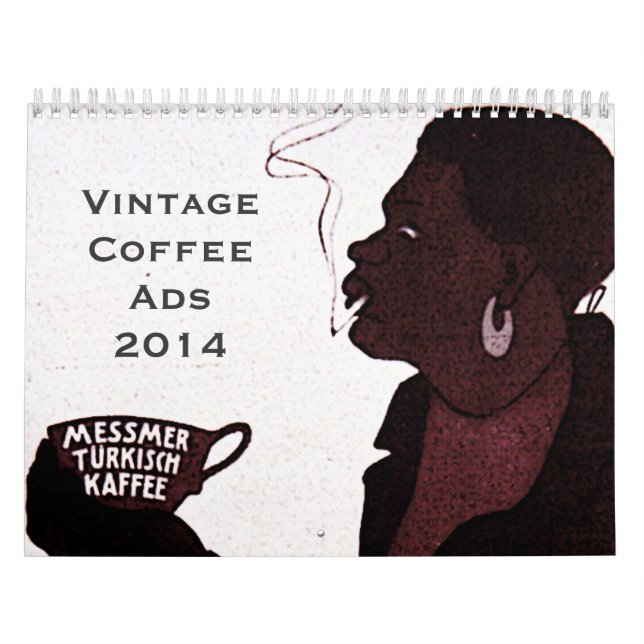 Calendrier des annonces café vintage (Protection)