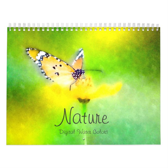 Calendrier des aquarelles numériques Nature (Protection)