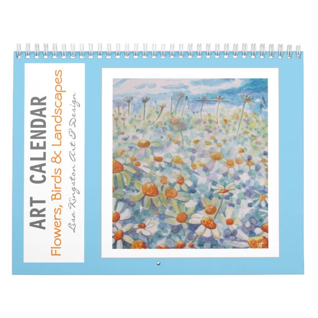 Calendrier des arts Fleurs Oiseaux et paysages (Protection)