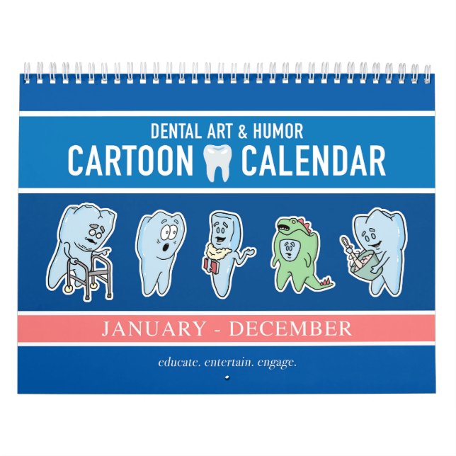 Calendrier des BD et caricatures dentaires (Protection)