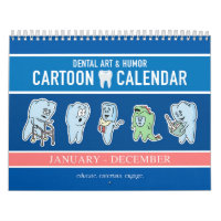 Calendrier des BD et caricatures dentaires
