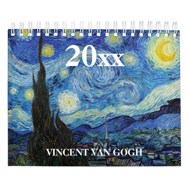 Calendrier des beaux-arts Vincent van Gogh (Protection)
