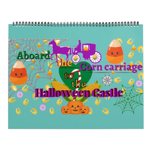 Calendrier des bonbons d'Halloween. (Protection)