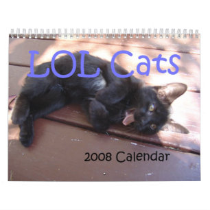Calendrier des chats 2008 de LOL