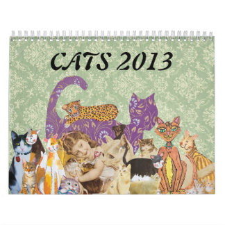 Calendrier des chats 2013