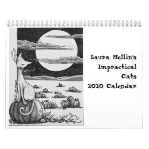 Calendrier des chats impratiques de Laura Mellin 2
