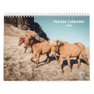Calendrier des Chevaux sauvages