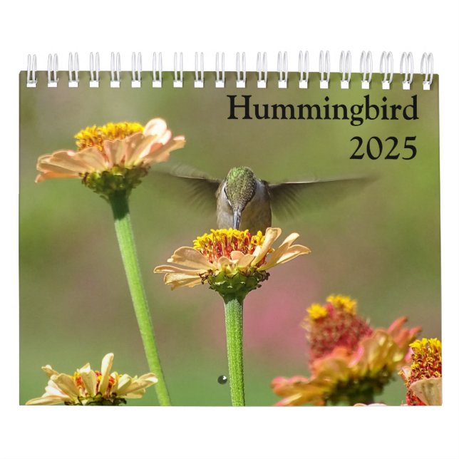 Calendrier des colibris 2025 (Protection)