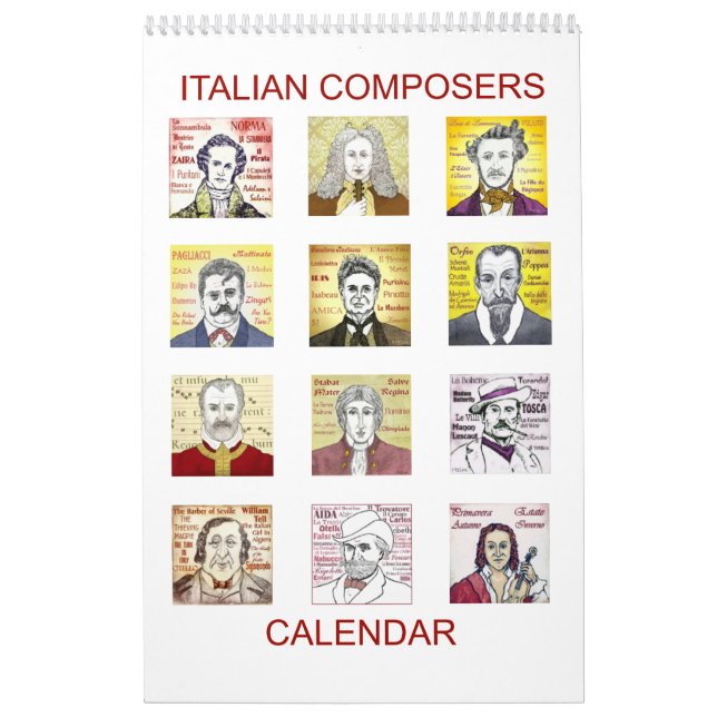 Calendrier des compositeurs italiens (Protection)