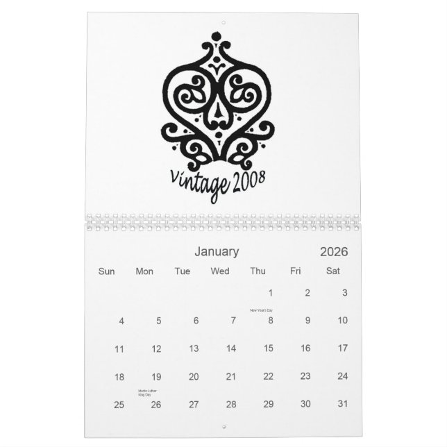 Calendrier des conceptions 2008 (Jan 2026)