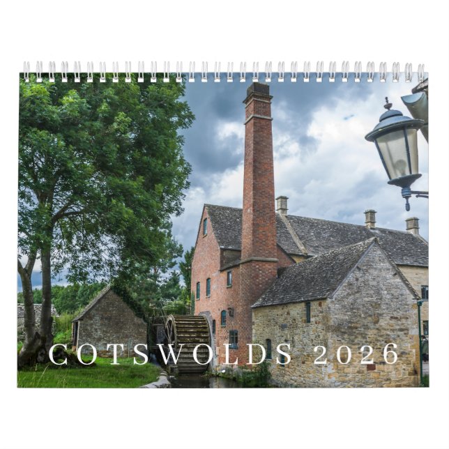 Calendrier des Cotswolds 2026 (Protection)