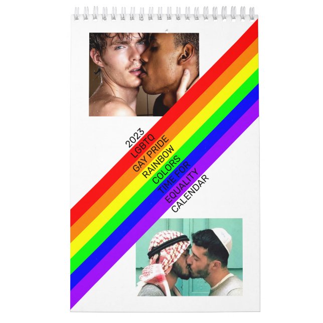 Calendrier des couleurs arc-en-ciel pour le Gay pr (Protection)