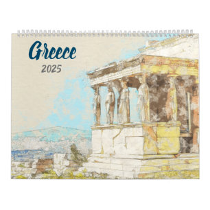 Calendrier des croquis grecs 2025